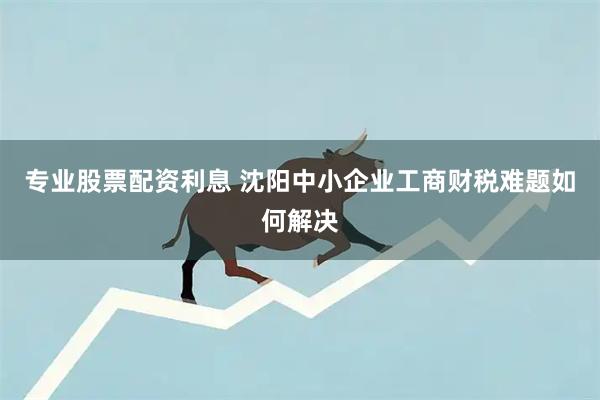 专业股票配资利息 沈阳中小企业工商财税难题如何解决